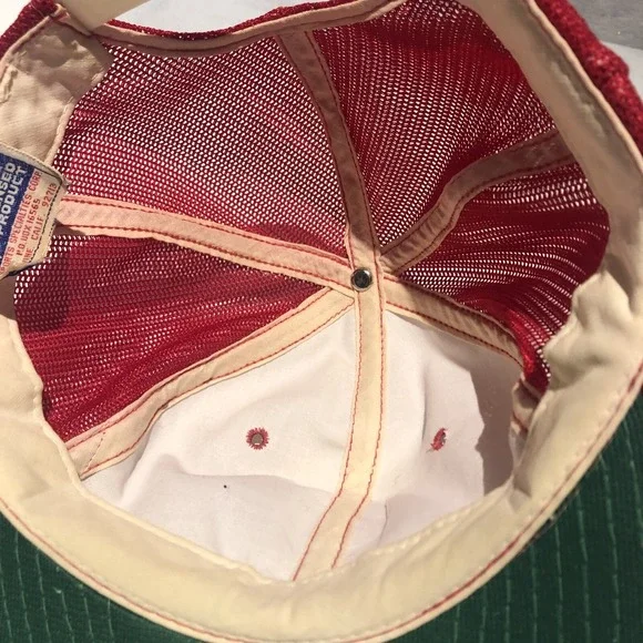 San Francisco 49ers Hat Snap Back 60s Used Rare Red White NFL‎ Made In The USA